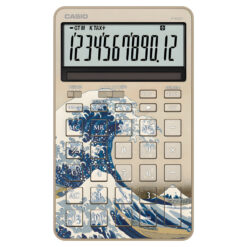 máy tính casio jf-m200tj limited hokusai màu blue wave