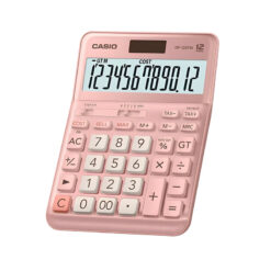 máy tính casio df-120fm màu hồng