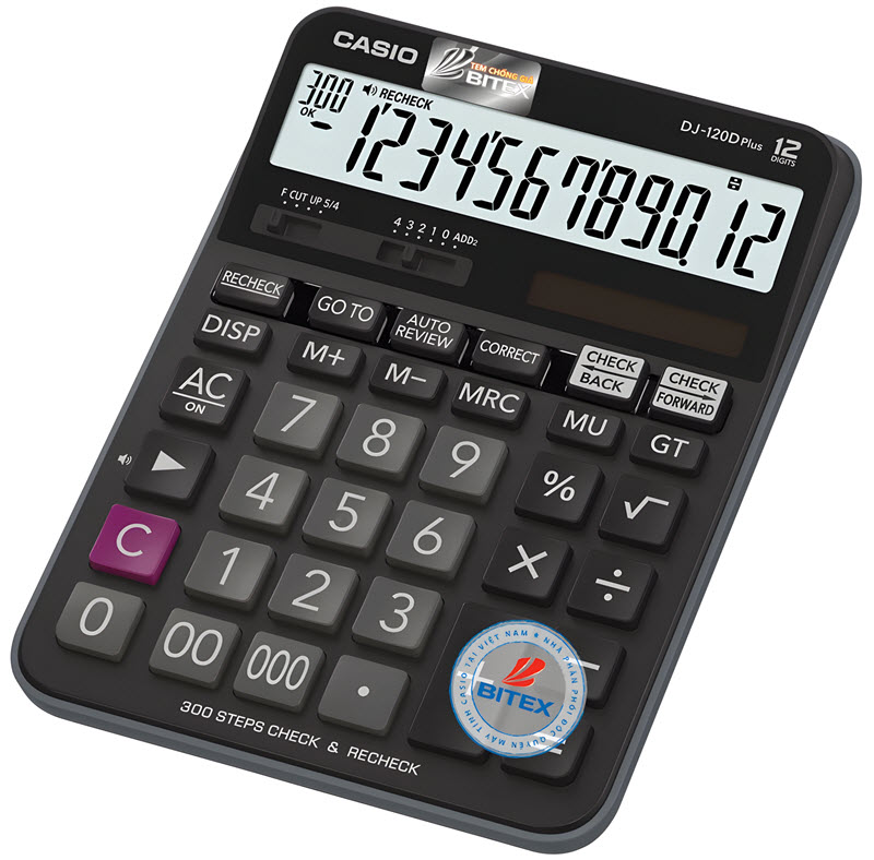 máy tính casio dj-120d plus
