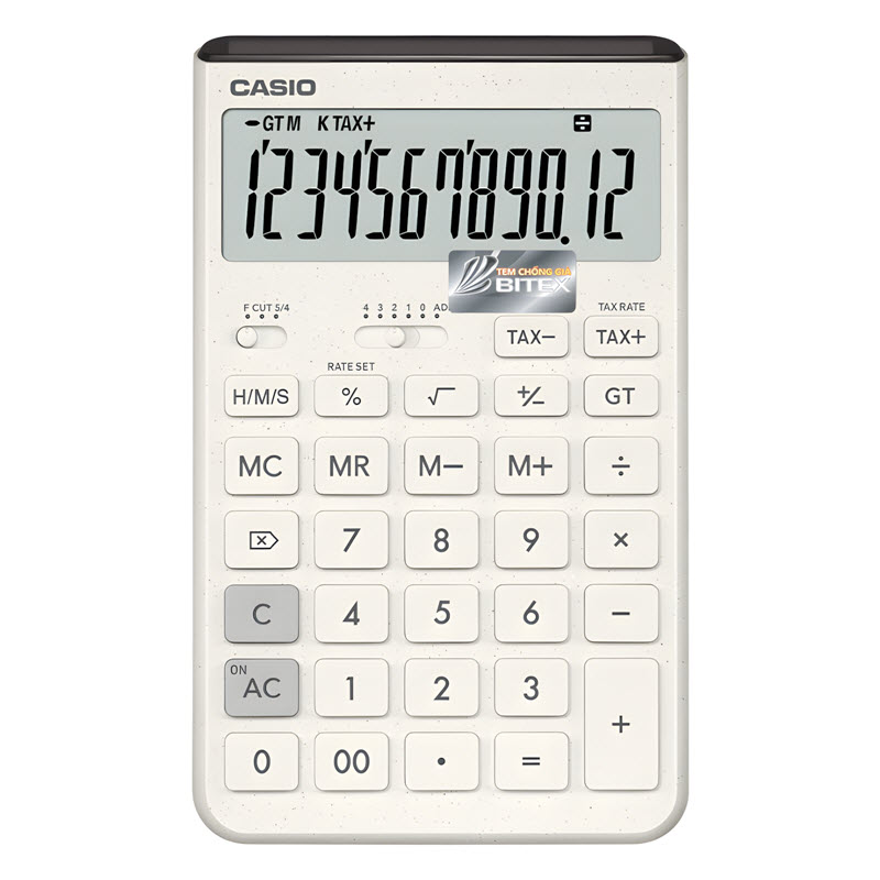 máy tính casio jt-200t comfy màu be