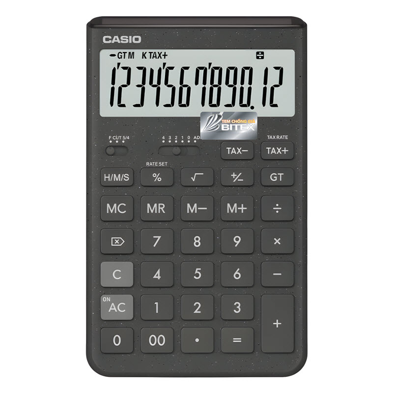 máy tính casio jt-200t comfy màu đen