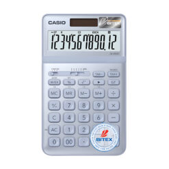 máy tính casio jw-200sc màu xanh lam