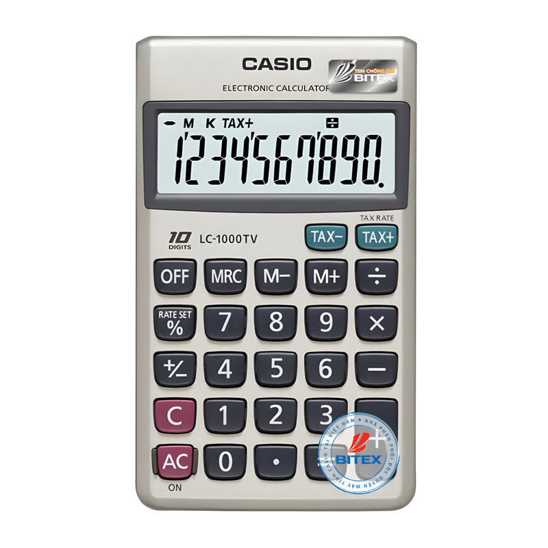 máy tính casio lc-1000tv