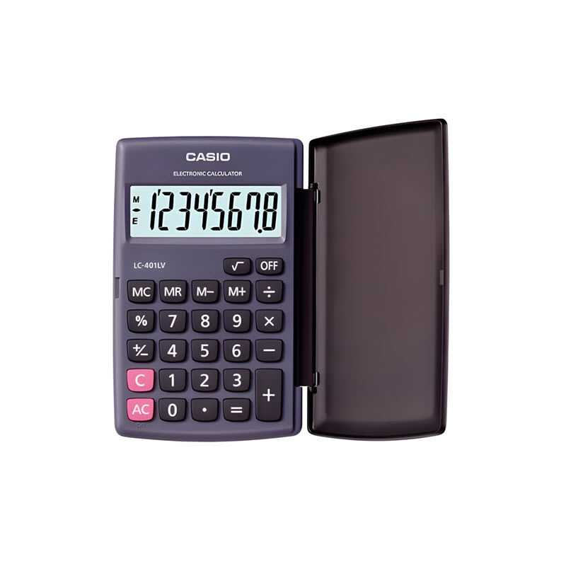 máy tính casio lc-401lv màu đen