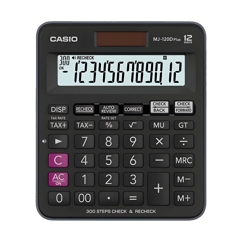 máy tính casio mj-120dplus-bk