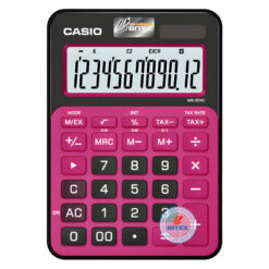 máy tính casio ms-20nc màu hồng đen