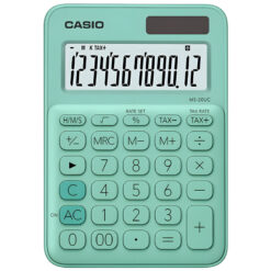 máy tính casio ms-20uc màu xanh lá