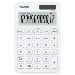 máy tính casio ms-20yc màu trắng