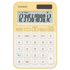 máy tính casio ms-20yc màu vàng