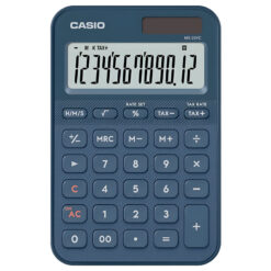 máy tính casio ms-20yc màu xanh dương đậm