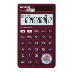 máy tính casio nj-120d màu đỏ