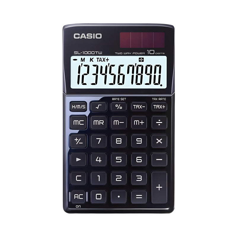 máy tính casio sl-1000tw màu đen