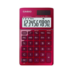 máy tính casio sl-1000tw màu đỏ