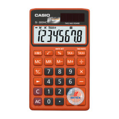 máy tính casio sl-300nc màu cam đen