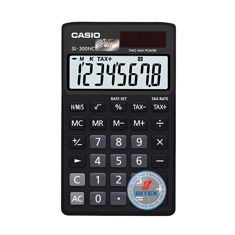 máy tính casio sl-300nc màu đen
