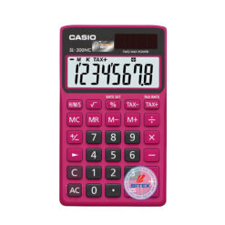 máy tính casio sl-300nc màu hồng đen