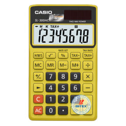 máy tính casio sl-300nc màu vàng