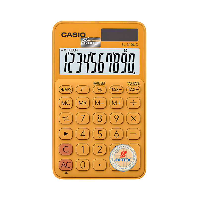 máy tính casio sl-310uc màu cam