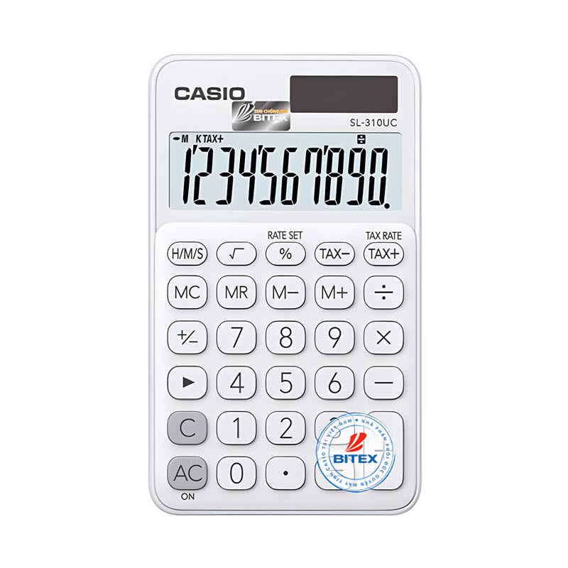 máy tính casio sl-310uc màu trắng