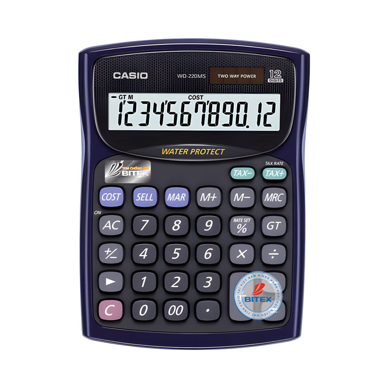 máy tính casio wd-220ms